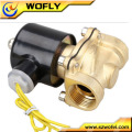 Baja presión 110VAC 12volt 2w160-15 válvula solenoide de agua